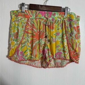 Lilly Pulitzer x Target Floral Shorts - Pink, Orange, Yellow